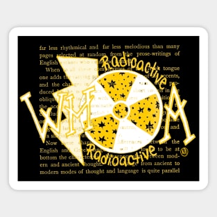 WHOA -yellow design Magnet